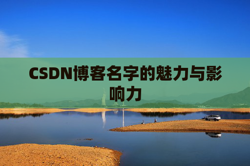 CSDN博客名字的魅力与影响力